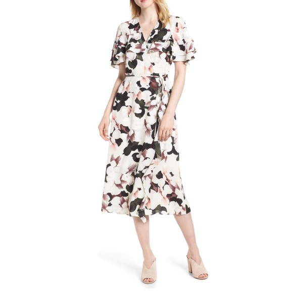 Summer midi wrap dress - Picture 3 of 10